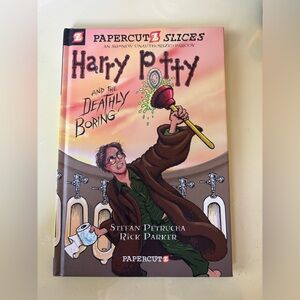 Harry Potty Deathly Boring Coffee Table Book toilet bathroom humor comic story